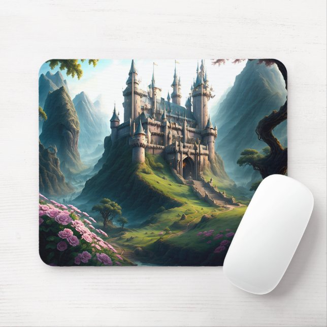 Mousepad Pad do rato do Castelo de Prlower Meadow (Com mouse)