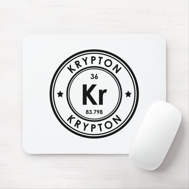 Mousepad Pad do Rato do Elemento Krypton (Com mouse)