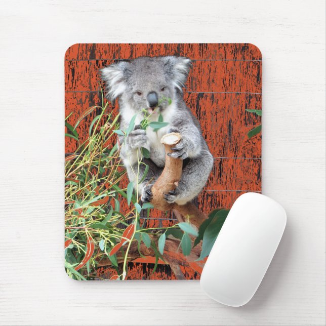 Mousepad Pad do Rato do Horário de Snack Koala (Com mouse)