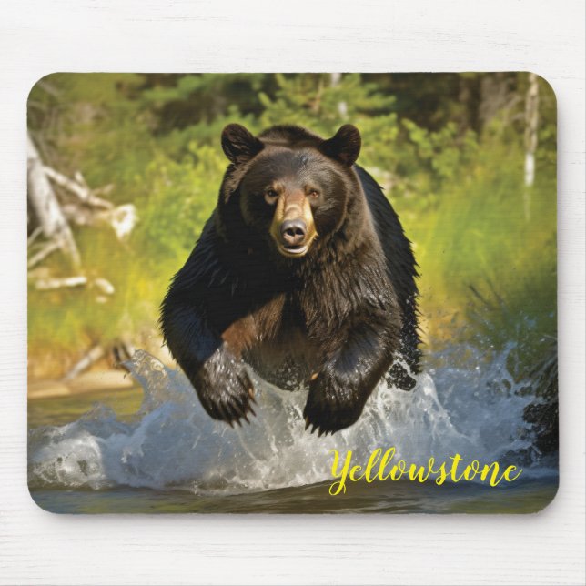 Mousepad Pad do Rato do Urso Yellowstone (Frente)