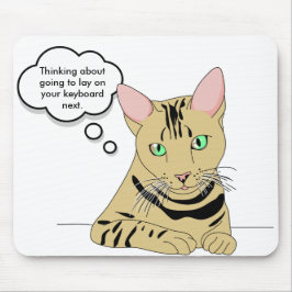 Mousepad Pad do Rato Humor Cat
