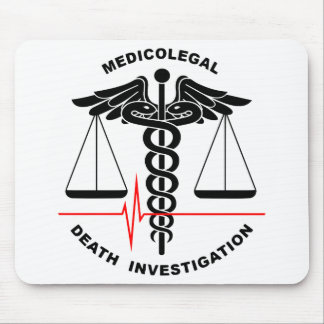 Mousepad Pad do Rato Médico de Investigação de Morte