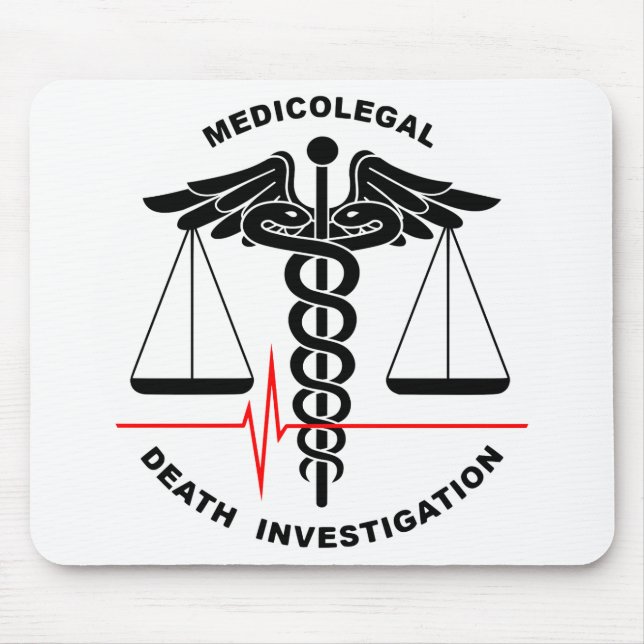 Mousepad Pad do Rato Médico de Investigação de Morte (Frente)