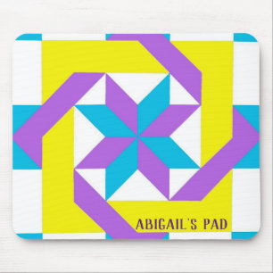 Mousepad Pad do Rato Neon Quilt Square