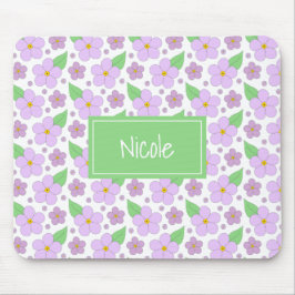 Mousepad Pad do Rato Padrão Flores Lilac