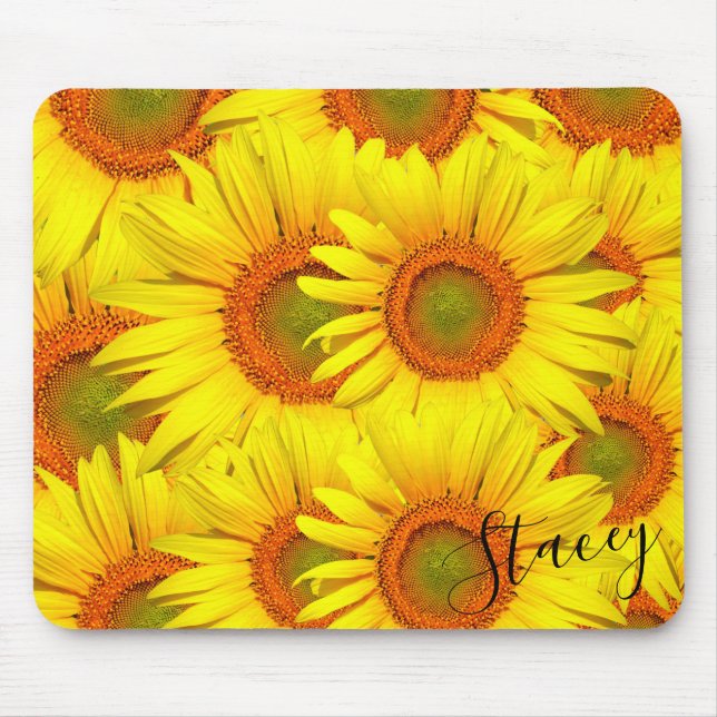 Mousepad Pad do Rato Sunflower (Frente)