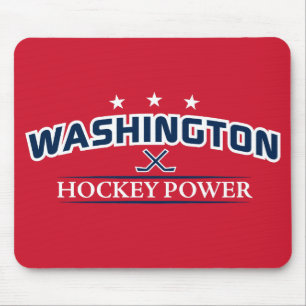 Mousepad Pad do Rato Vermelho do Poder de Hockey Washington