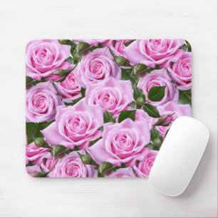 Mousepad Pad Floral de Mouse Rosa Rosa Rosa Rosa Rosa Rosa