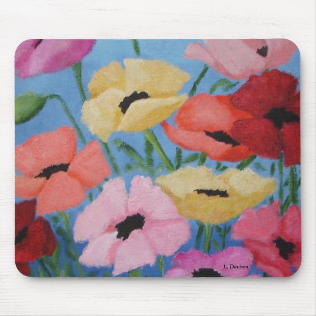 Mousepad Pad FLORAL do mouse (Frente)