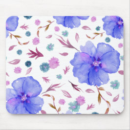 Mousepad Pad Floral do Mouse Vibrante - Presente Negrito pa