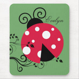 Mousepad Pad Ladybug do Mouse Lady Bug Personalizado