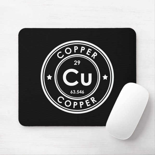 Mousepad Pad Preto do Mouse com Elemento de Cobre (Com mouse)