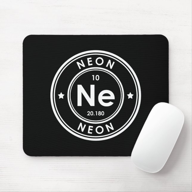 Mousepad Pad Preto do Rato Neon Element (Com mouse)