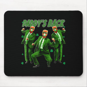 Mousepad Paddy Back Funny Trump Dia de São Patrício Irish S