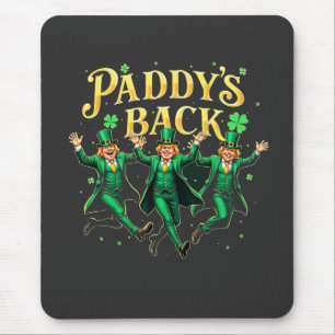Mousepad Paddy's Back Dia de São Patrício Trump Dancing