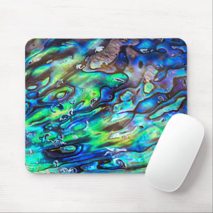 Mousepad Padrão 1 de shell Abalone Paua da Nova Zelândia