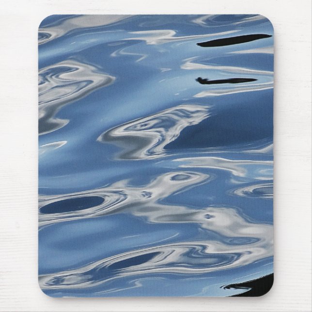 Mousepad Padrão abstrato azul (Frente)
