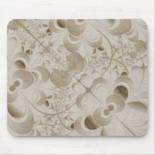 Mousepad padrão Abstrato bege