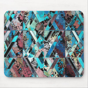 Mousepad Padrão Abstrato Geométrico Colorido