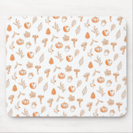 Mousepad Padrão Aconchegante de Outono