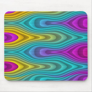 Mousepad Padrão ARTs - listras 3D colorido 19