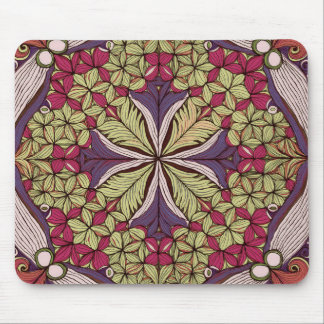 Mousepad Padrão - Batik Vermelho Azul