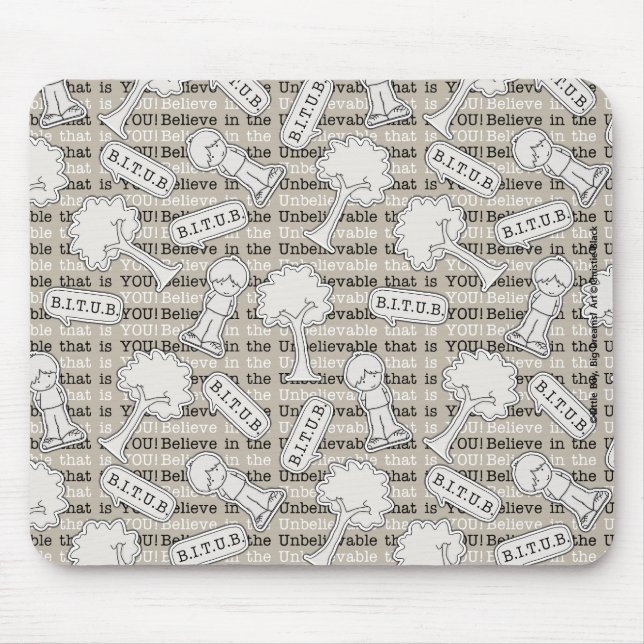 Mousepad Padrão BITUB (Acredite no Incrível) (Frente)