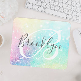 Mousepad Padrão Bonito Colorido da Glam Holographic