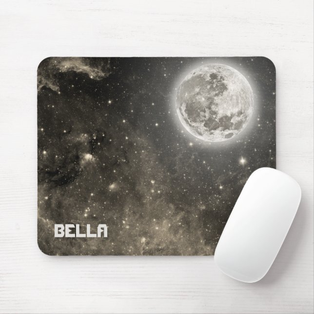 Mousepad Padrão Celestial Cosmic Galaxy (Com mouse)