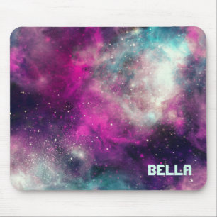 Mousepad Padrão Celestial Cosmic Galaxy