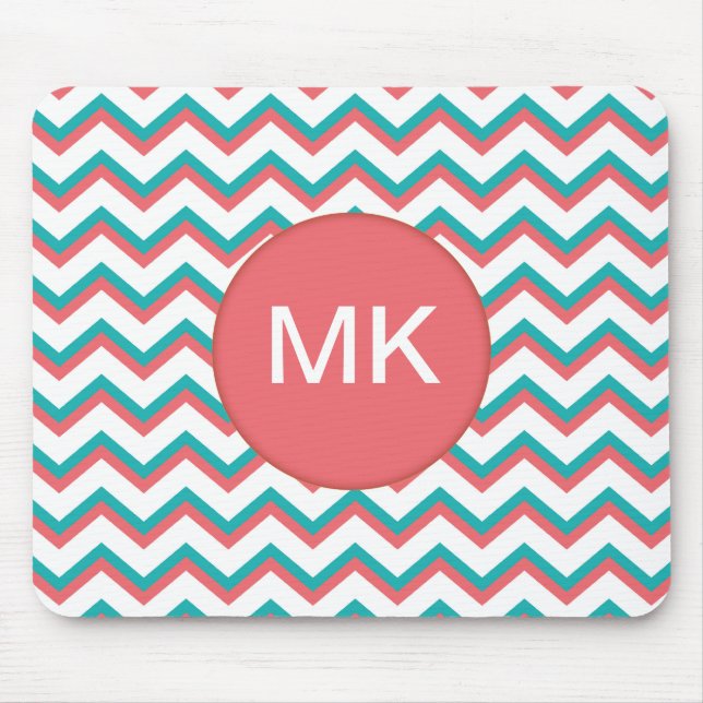 Mousepad Padrão Chevron Sudoeste (Frente)