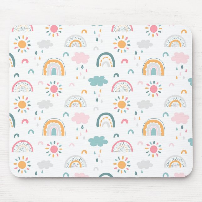 Mousepad Padrão Climático Bastante (Frente)