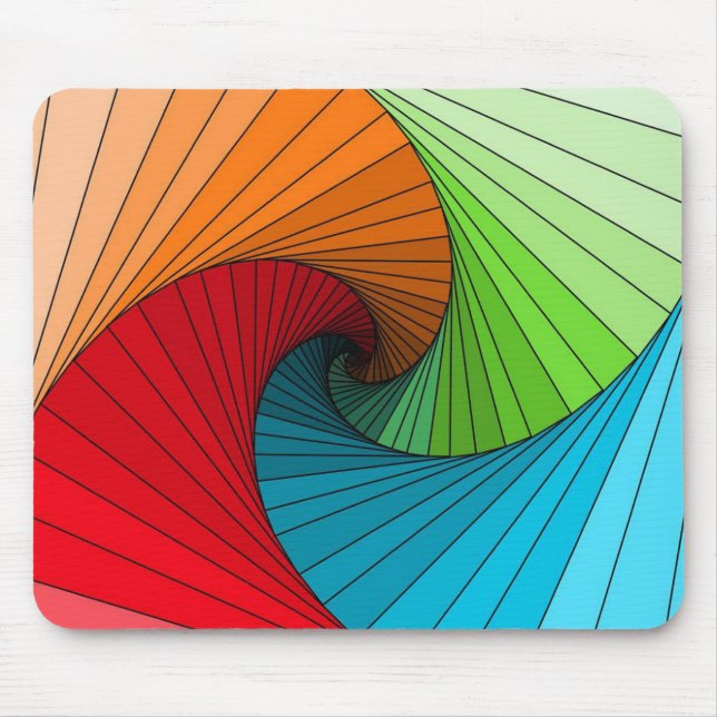 Mousepad padrão colorido (Frente)