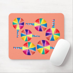 Mousepad Padrão colorido dos lábios
