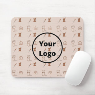 Mousepad Padrão comercial da farmácia castanha