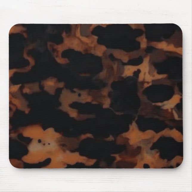 Mousepad Padrão contínuo de casco de tartaruga, elegante ca (Frente)