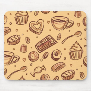 Mousepad Padrão contínuo de padaria