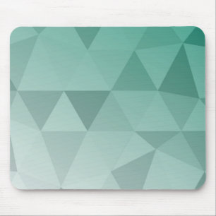 Mousepad Padrão contínuo de triângulos abstratos - Verde