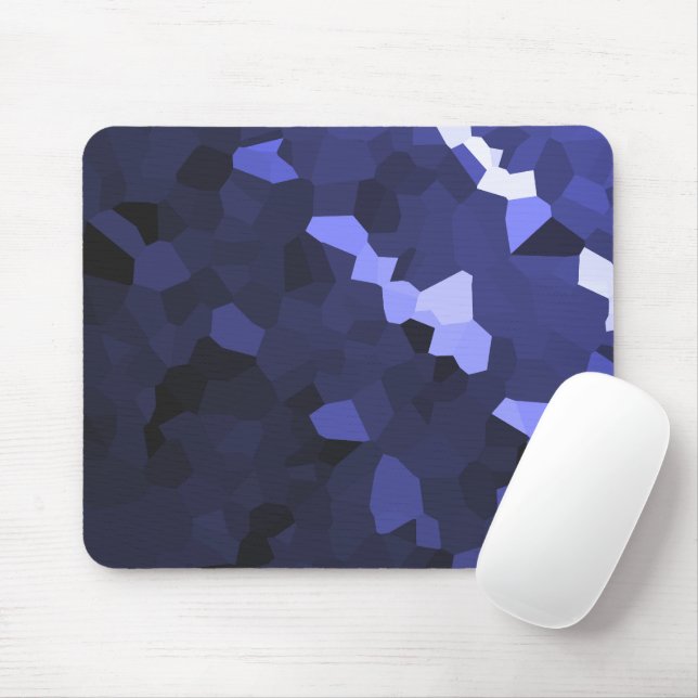 Mousepad Padrão Cristalizado de Tonalidade Roxa (Com mouse)