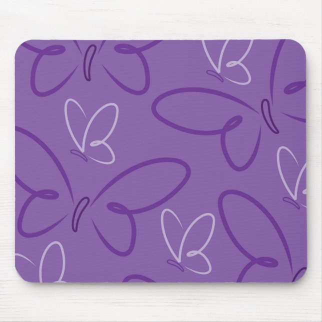 Mousepad Padrão da borboleta (Frente)