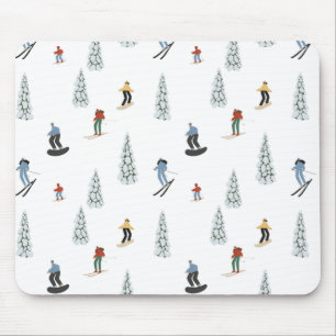 Mousepad Padrão da Descida de inverno