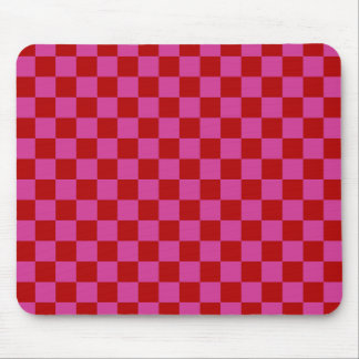 Mousepad Padrão da Desktop Board Verificada com vermelho + 