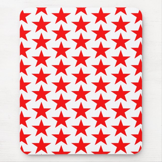 Mousepad Padrão da Estrela Vermelha (Frente)