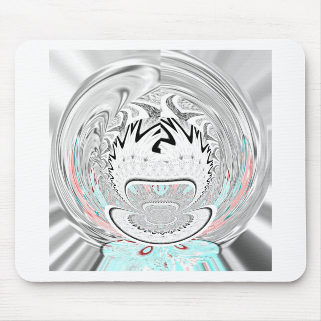 Mousepad Padrão da flora urbana moderna (Frente)