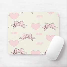 Mousepad Padrão da mãe rosa