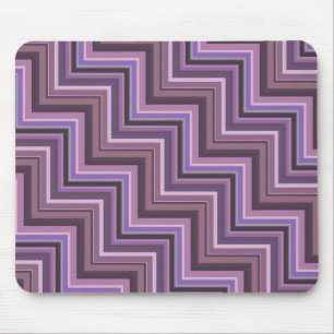 Mousepad Padrão das escadas das faixas de Mauve