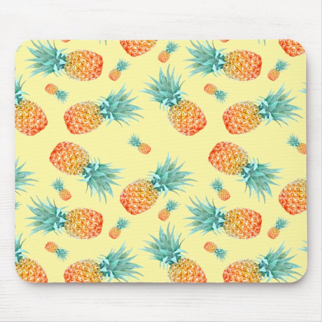 Mousepad Padrão de abacaxi (Frente)