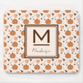 Mousepad Padrão de Abóbora Fofa