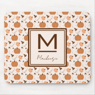 Mousepad Padrão de Abóbora Fofa