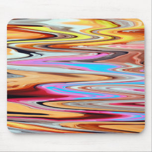 Mousepad Padrão de abstrato colorida